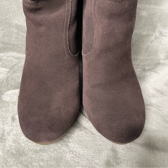 Colin Stuart Brown Suede Leather Slouchy Boots Women’s Size 9 - Picture 4 of 14